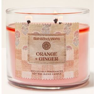 Bath & Body Works Orange + Ginger Soy Candle